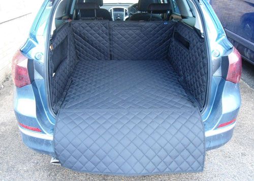 Vauxhall Astra J Estate Boot Liner - Bumper Flap Option