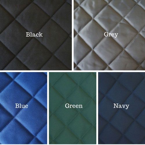 Quilted Material Colour Examples