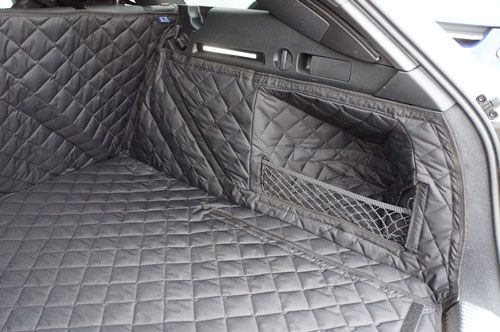 Audi Avant A4 Tailored Boot Liner - Side View