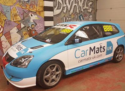 Car Mats UK Sponsor Race Car