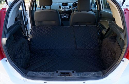 Ford Fiesta Boot Liner - Rear seats folded down