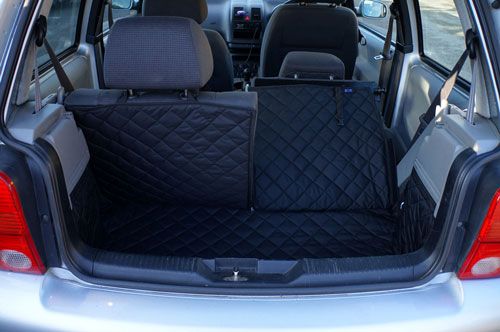 Volkswagen Lupo Boot Liner with one rear seat down